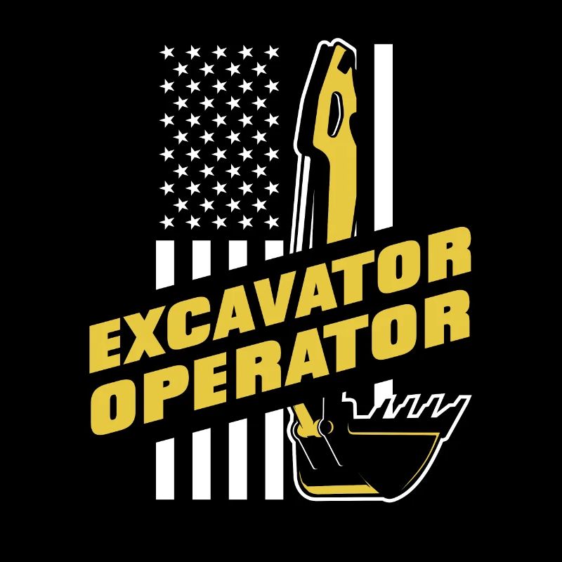 Excavator duty cycle crawler crane excavator operator