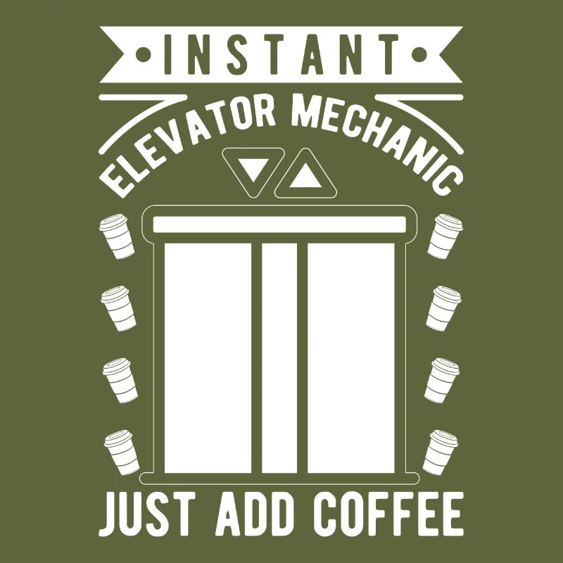 Funny Elevator Inspector Elevator Mechanic Coffee
