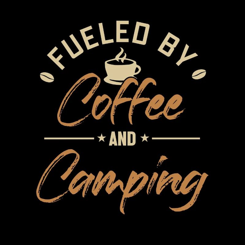Alimenté par le café et les tentes de camping Glamping