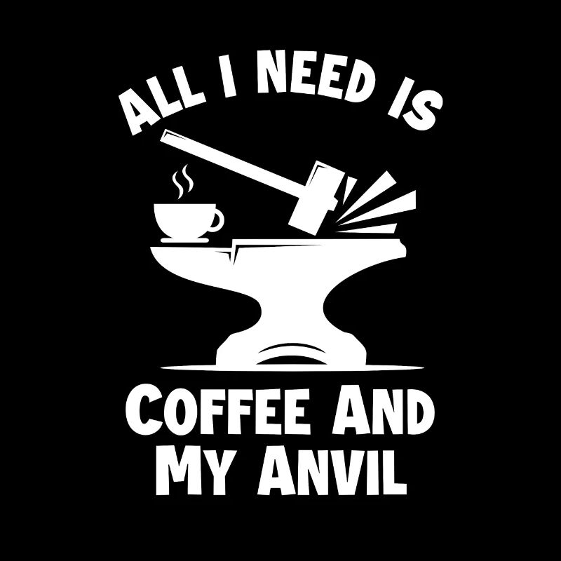 Coffee and my Anvil Blacksmith Forging