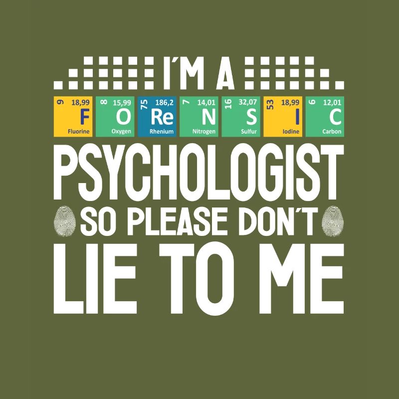 Forensic Psychologist Professional Forensic Gift