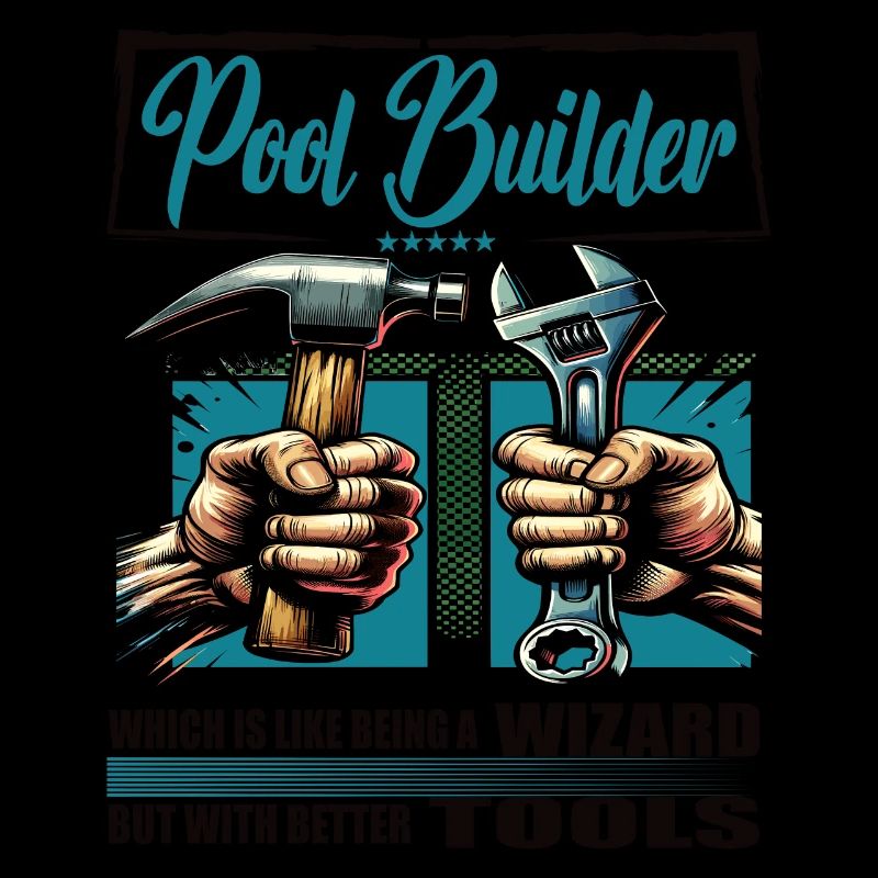 Pool Builder Profession Saying Worker
