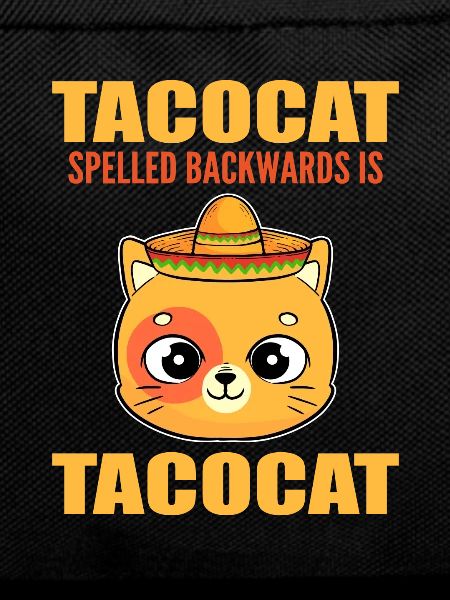 Tacocat Spelled Backwards Kitty Kitten
