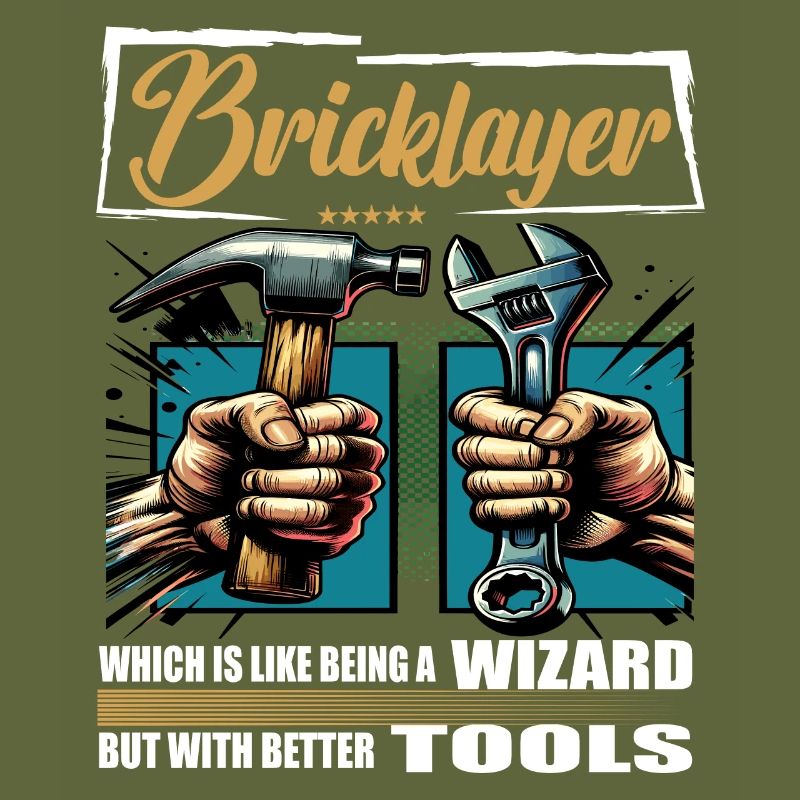 Bricklayer Beruf Spruch Arbeiter