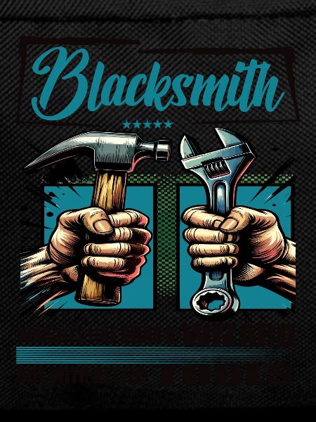 Blacksmith Beruf Spruch Arbeiter