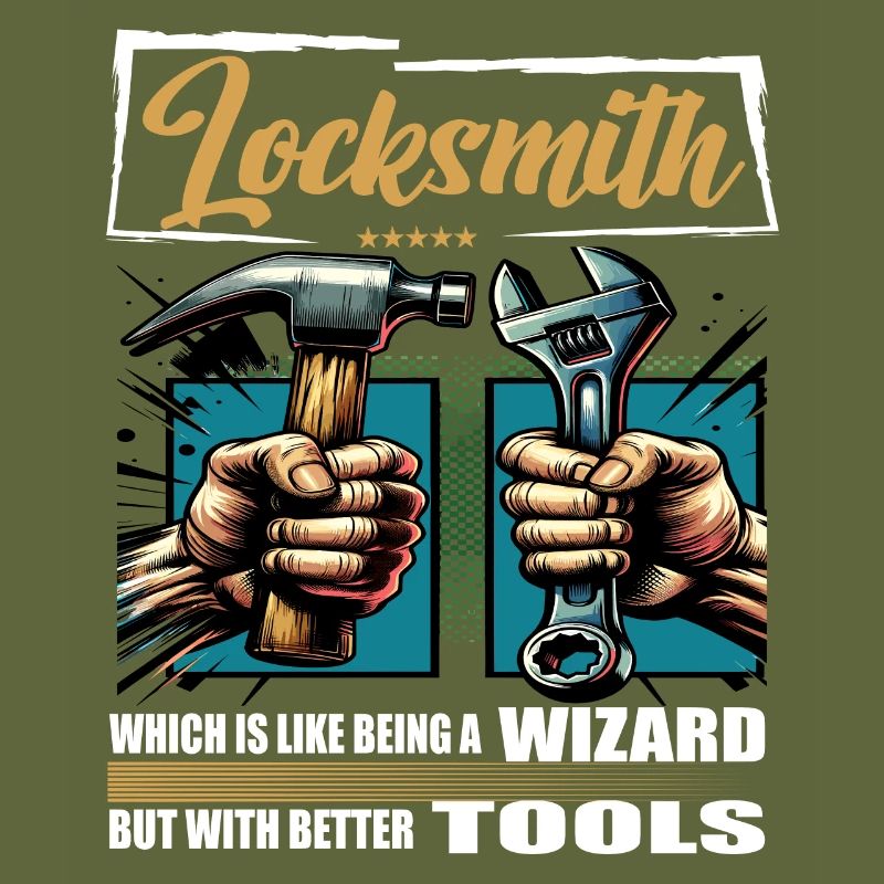 Locksmith Profession Saying Worker