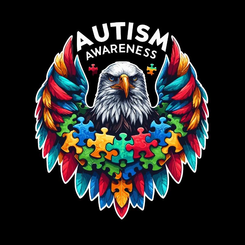 Autism Awareness puzzles piece
