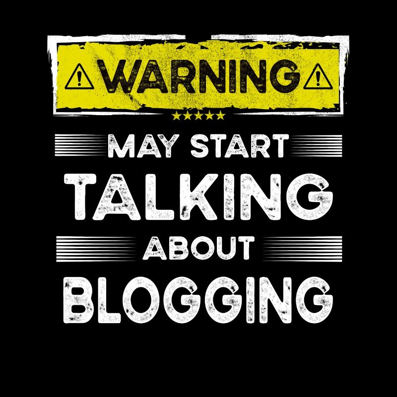 Talking about blogging funny