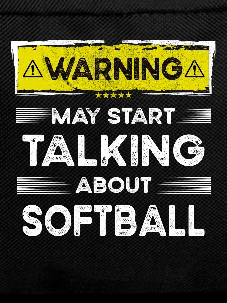 Talking about Softball funny
