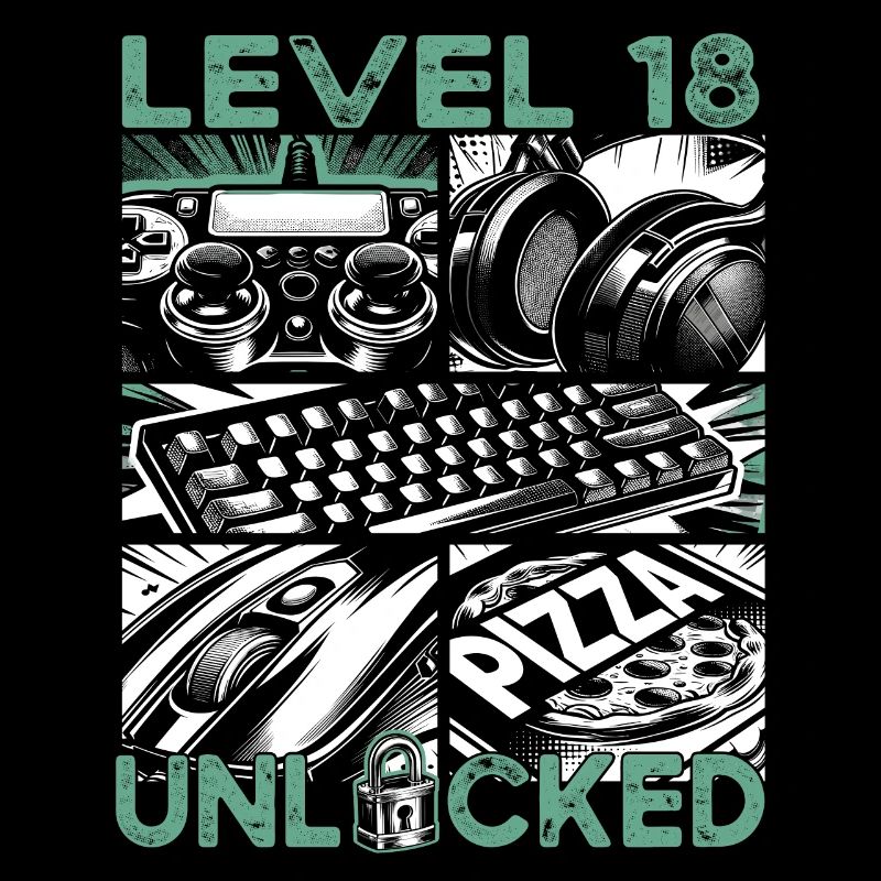 Geburtstag Level 18 freigeschaltet Gaming & Zocker