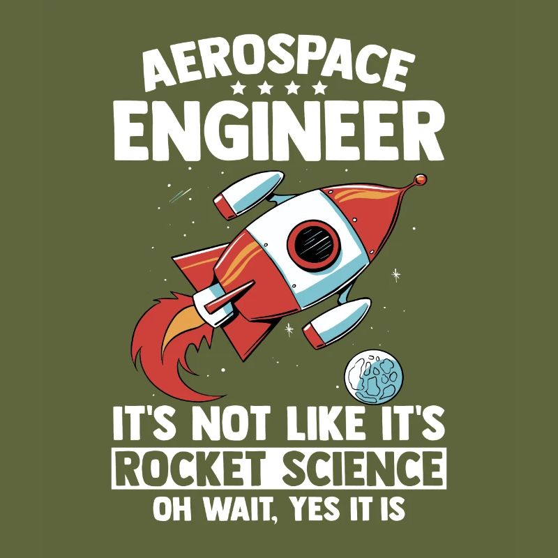Aerospace Engineer Rocket Science Gift