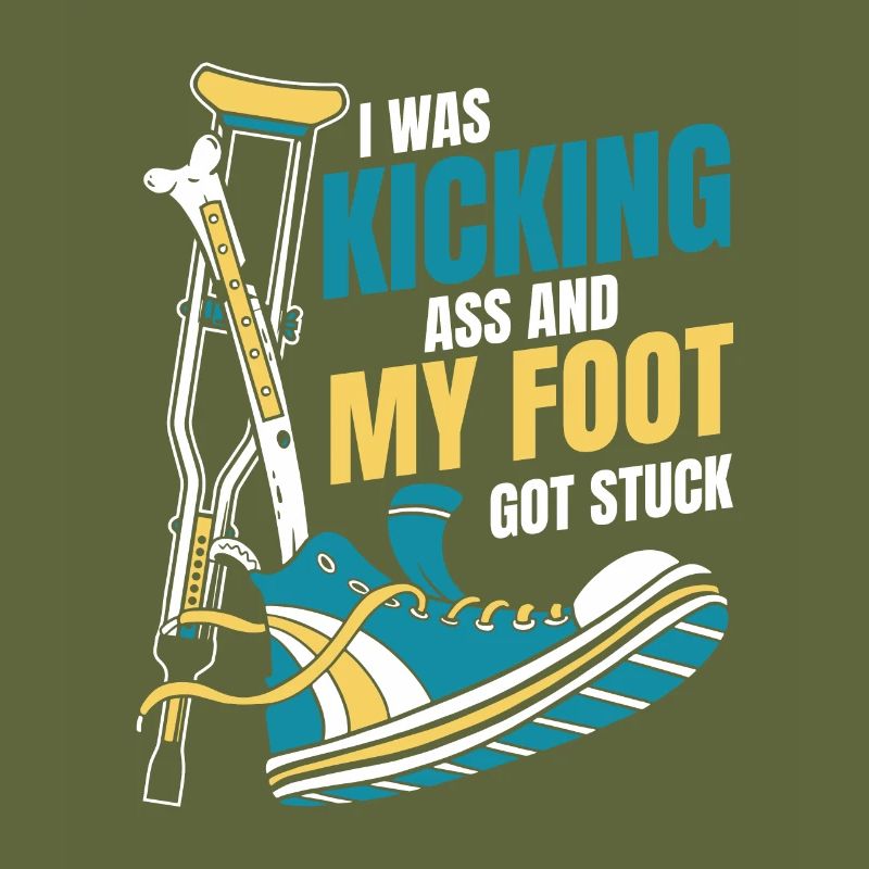 I Was Kicking Ass Broken Bone Broken Finger Bone