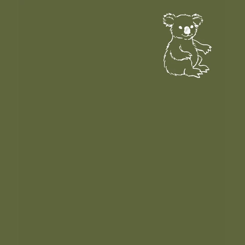 Koala Logo Emblem Koalabär Eukalyptus Liebhaber Koala