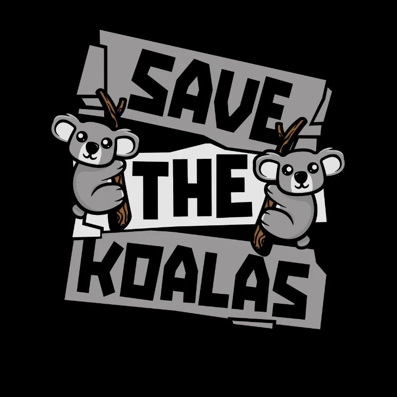 Save The Koalas Koalabear Eucalyptus Lover Koala