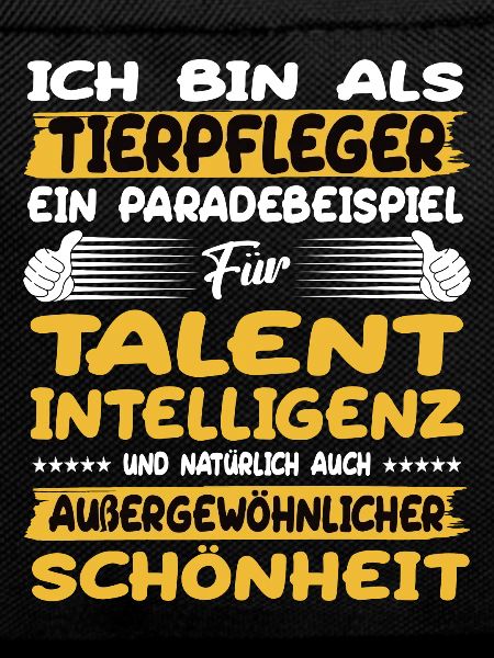 tierpfleger ein Paradebeispiel für Talent