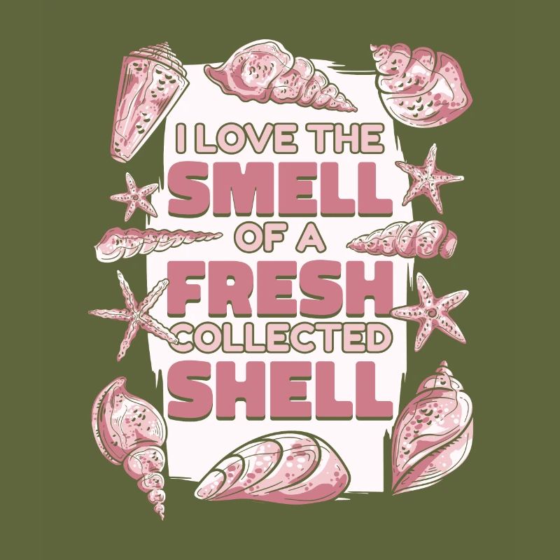 Smell Of A Fresh Collected Shell Shell Seashell