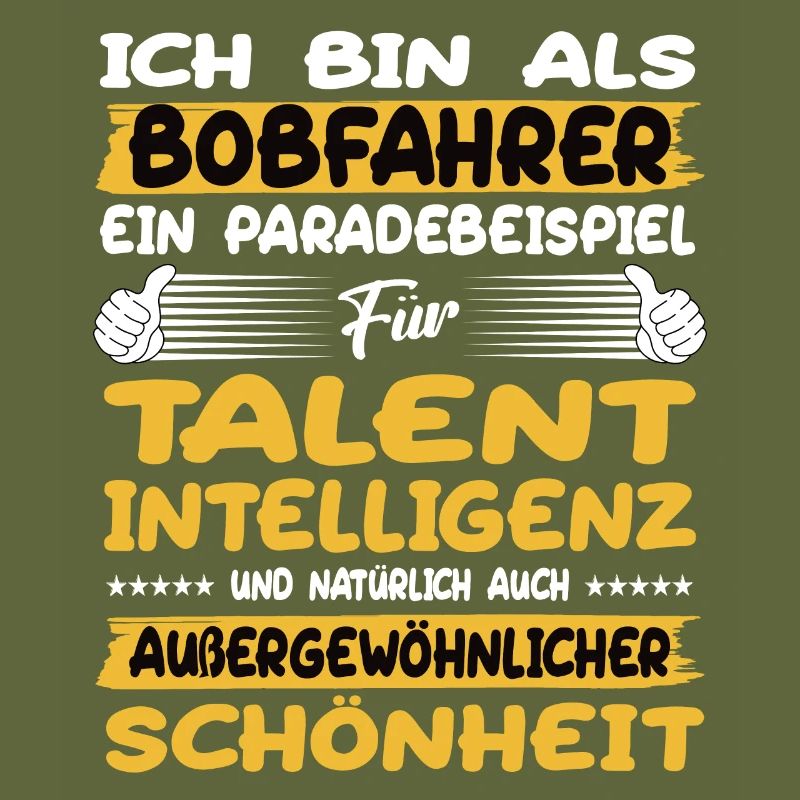 Bobfahrer ein Paradebeispiel Bobfahren