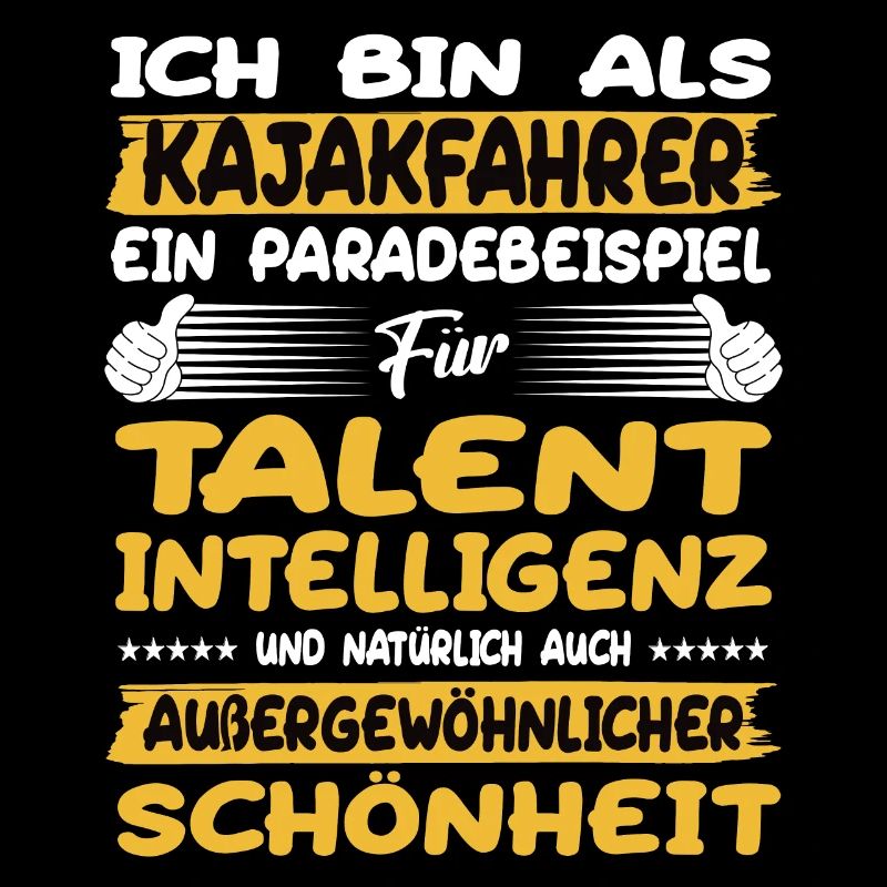 Kajakfahrer ein Paradebeispiel Kajak