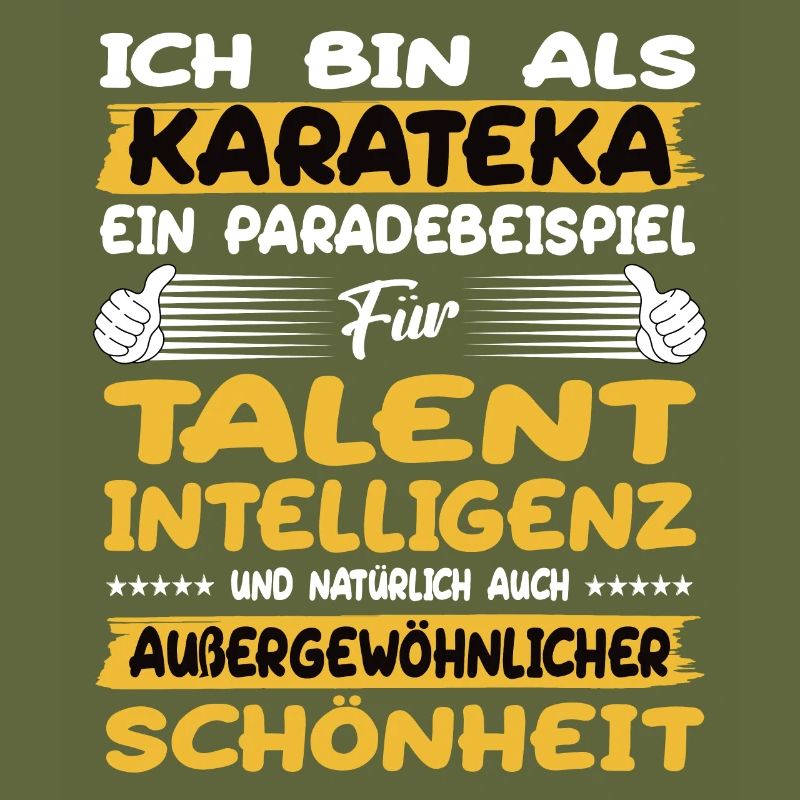 Karateka ein Paradebeispiel Karate