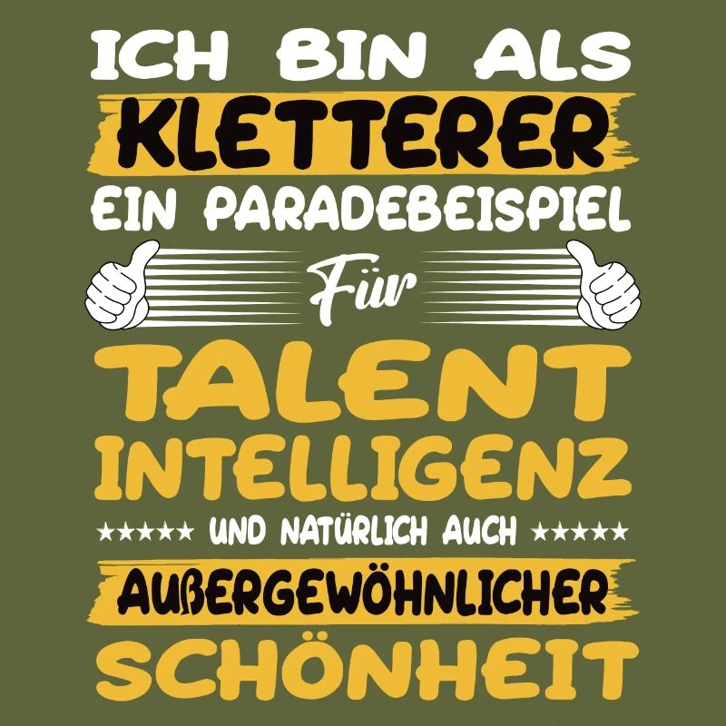 Kletterer ein Paradebeispiel Klettern