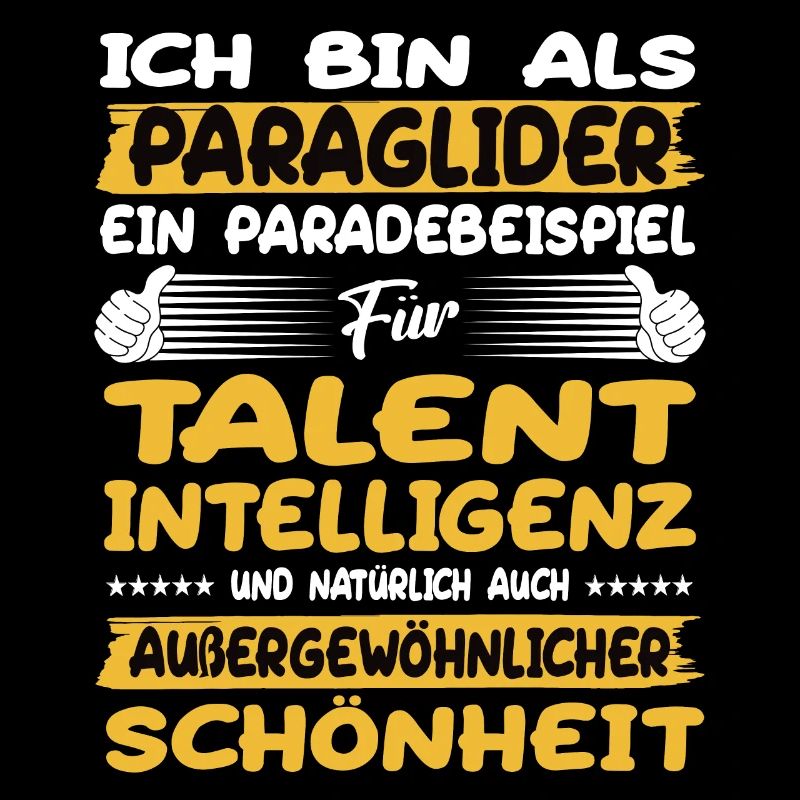 Paraglider ein Paradebeispiel Gleitschirmfliegen