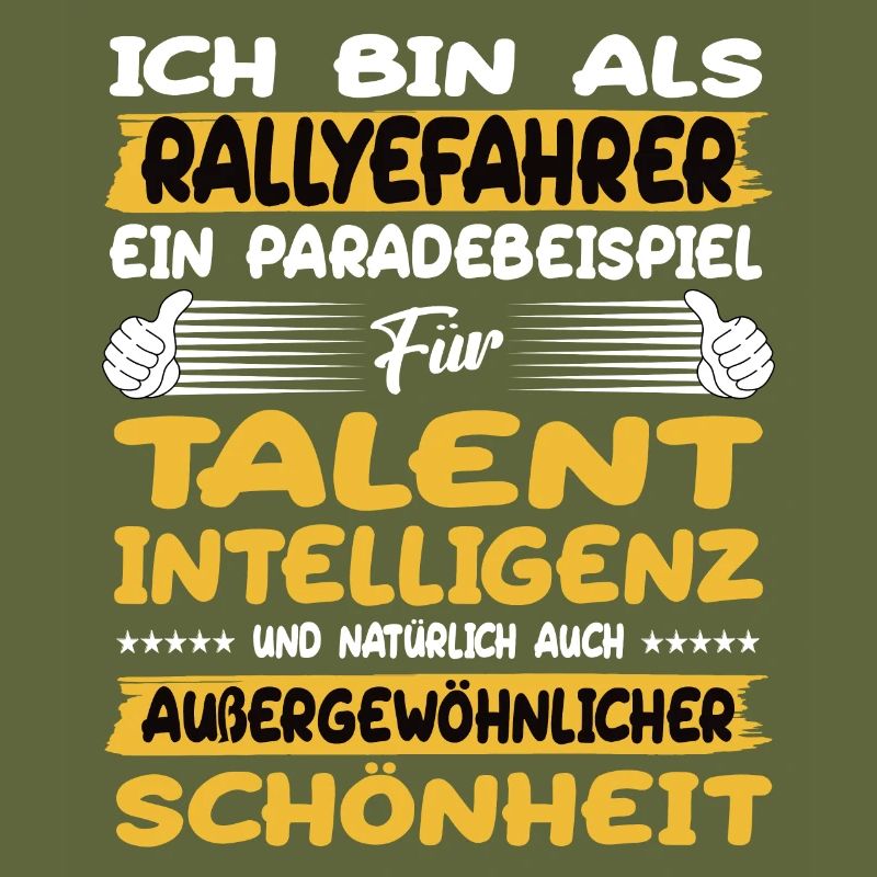 Rallyefahrer ein Paradebeispiel Rallye