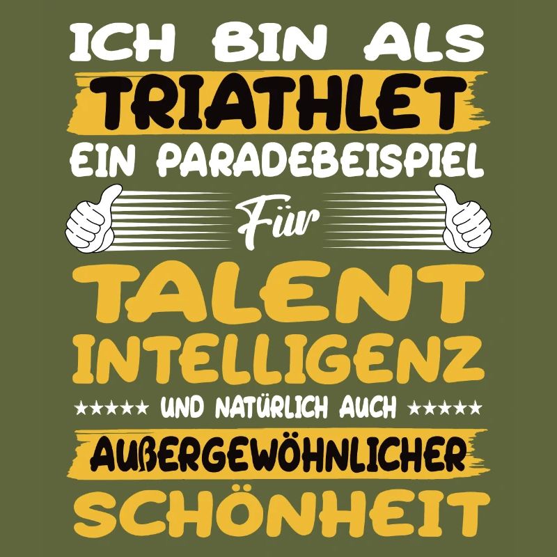 Triathlet ein Paradebeispiel Triathlet