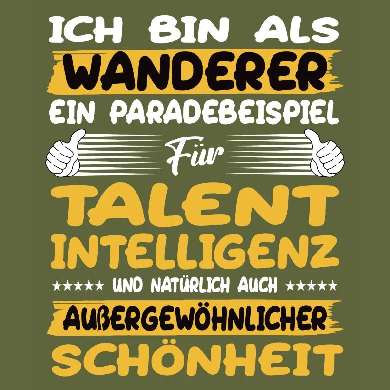 Wanderer ein Paradebeispiel Wandern