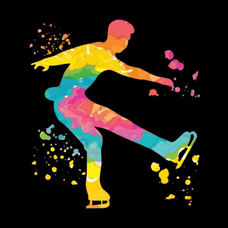 Eiskunstläufer Schlittschuhlaufen Eiskunstlauf