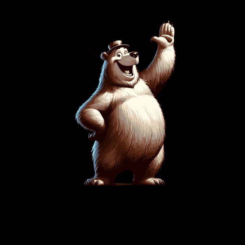 Greetings Bear Huhu Hello