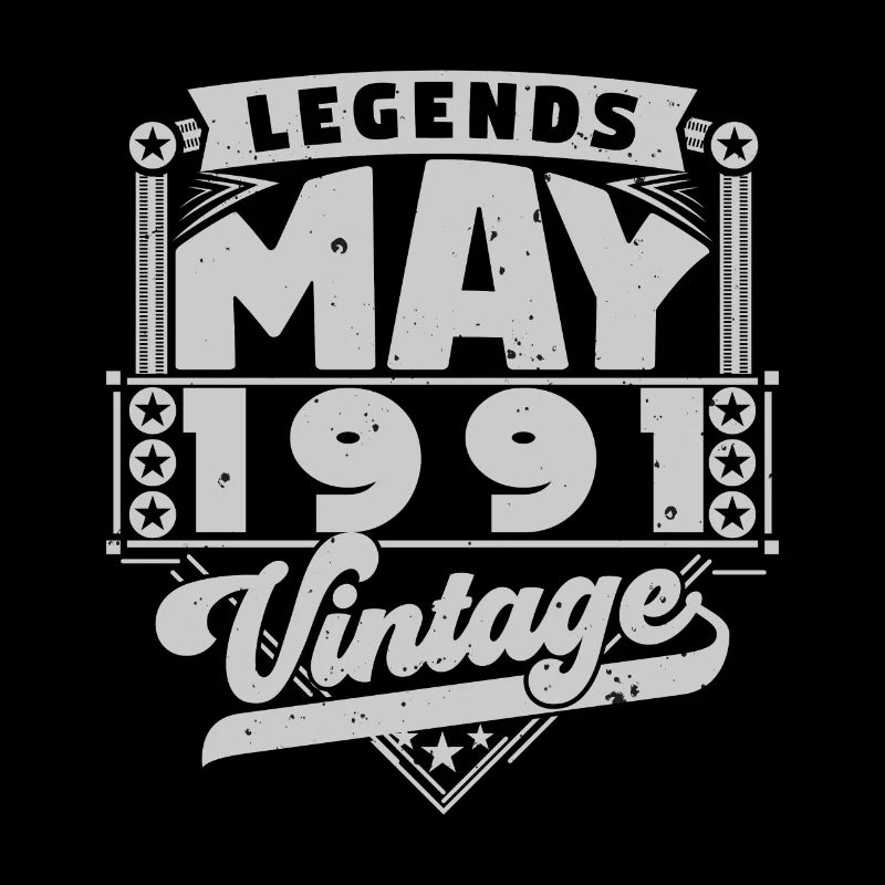 Vintage-Geschenk Geburtstag Mai 1991, Mai 1991