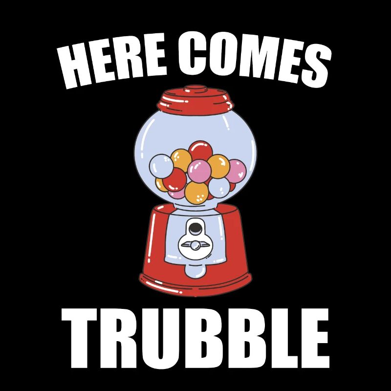 Bubblegum Snack Pun Here Comes Trubble