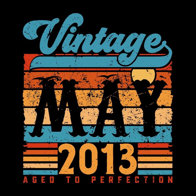 May 2013, May 2013 Vintage Birthday Gift.