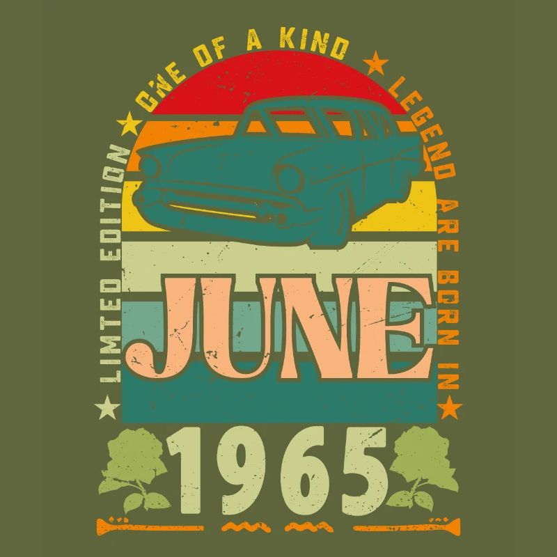 Juni 1965 Geburtstagsgeschenk. Juni 1965
