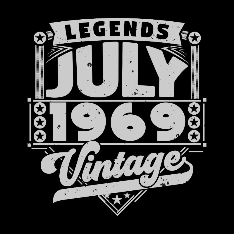 Vintage Geburtstagsgeschenk Juli 1969, Juli.
