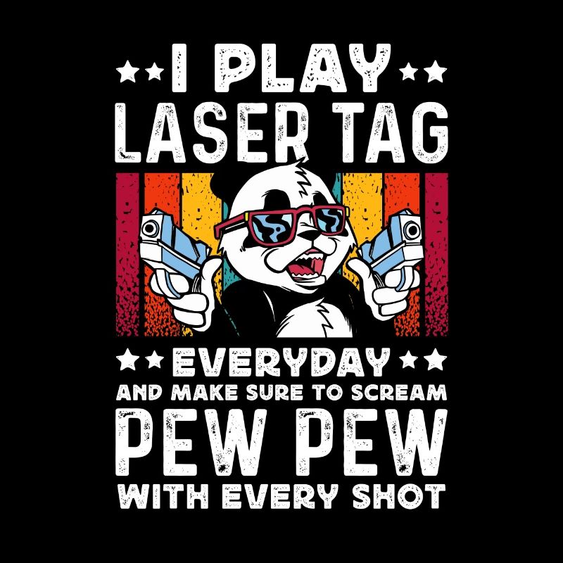 Laser Tag Panda Pew Pew