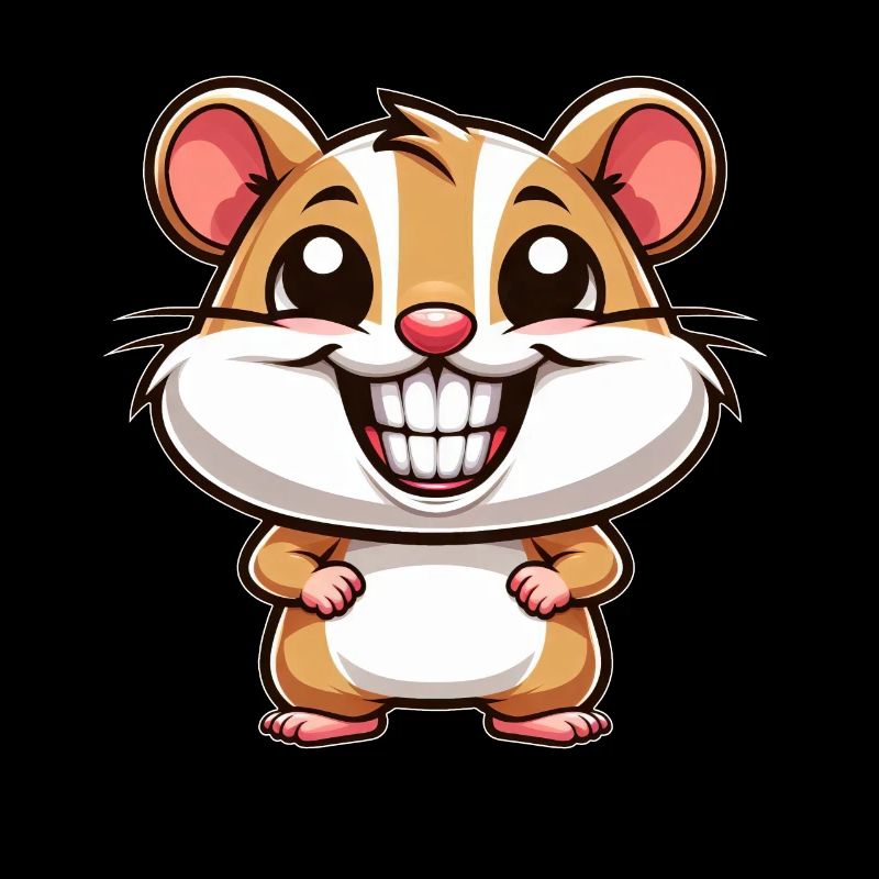 Mignon hamster cochon d’Inde bande dessinée drôle