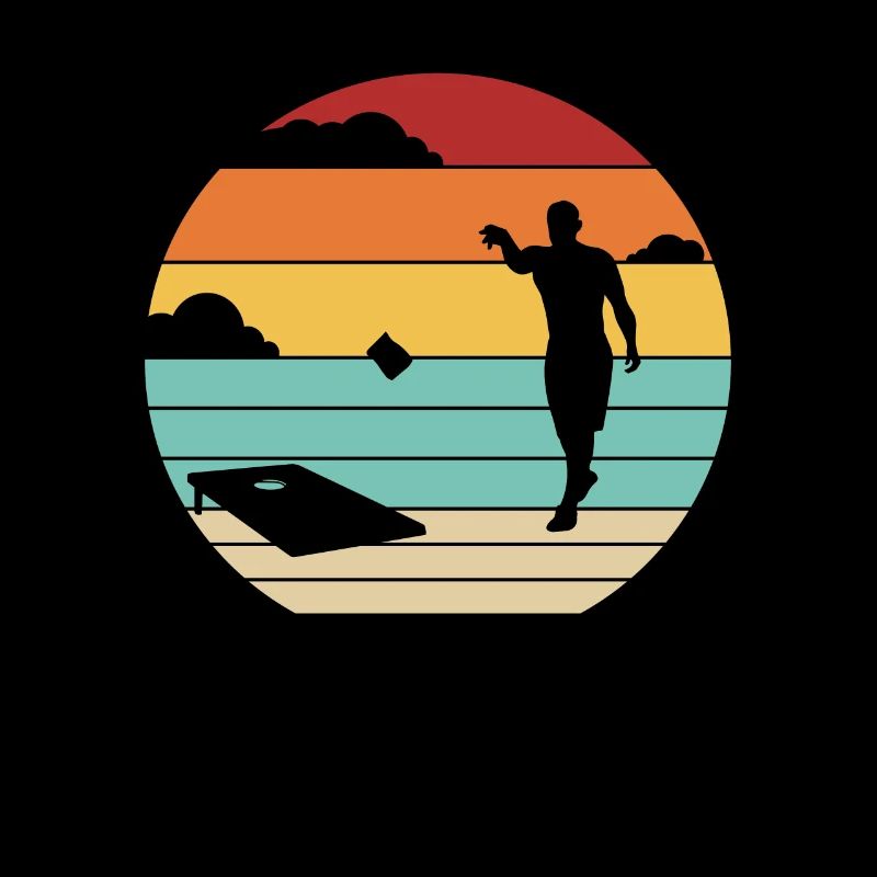 Retro Bean Bag Jeu Planches Professionnel Cornhole