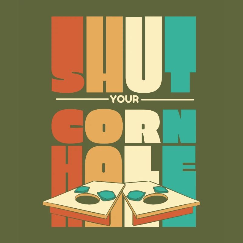Halt deine Cornhole Spielbretter Sitzsack Cornhole