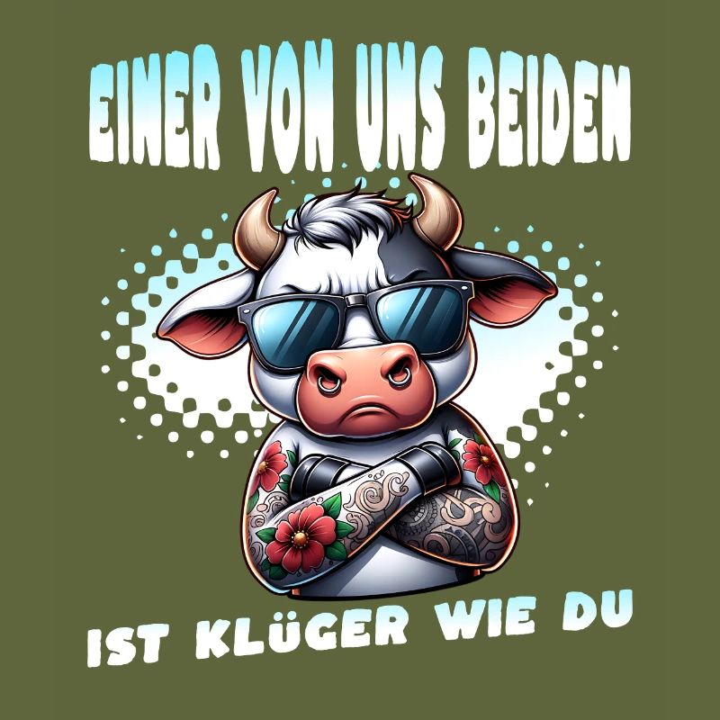 Lustiger Einer von uns beiden ist klüger als du