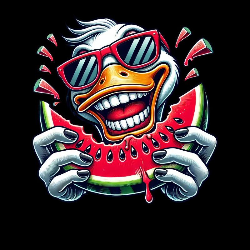 Cool Duck Été Pastèque Bande Dessinée