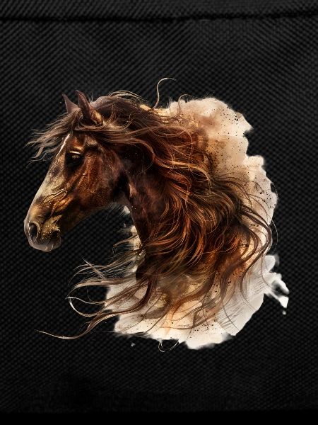 Majestic horse galloping