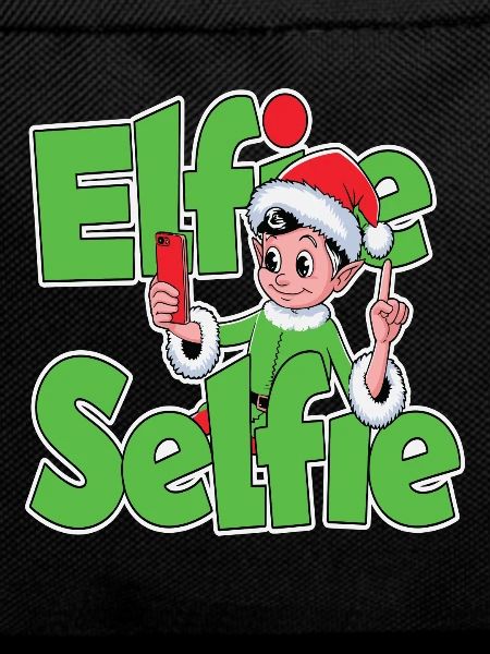 Elfie Selfie Funny Christmas Elf