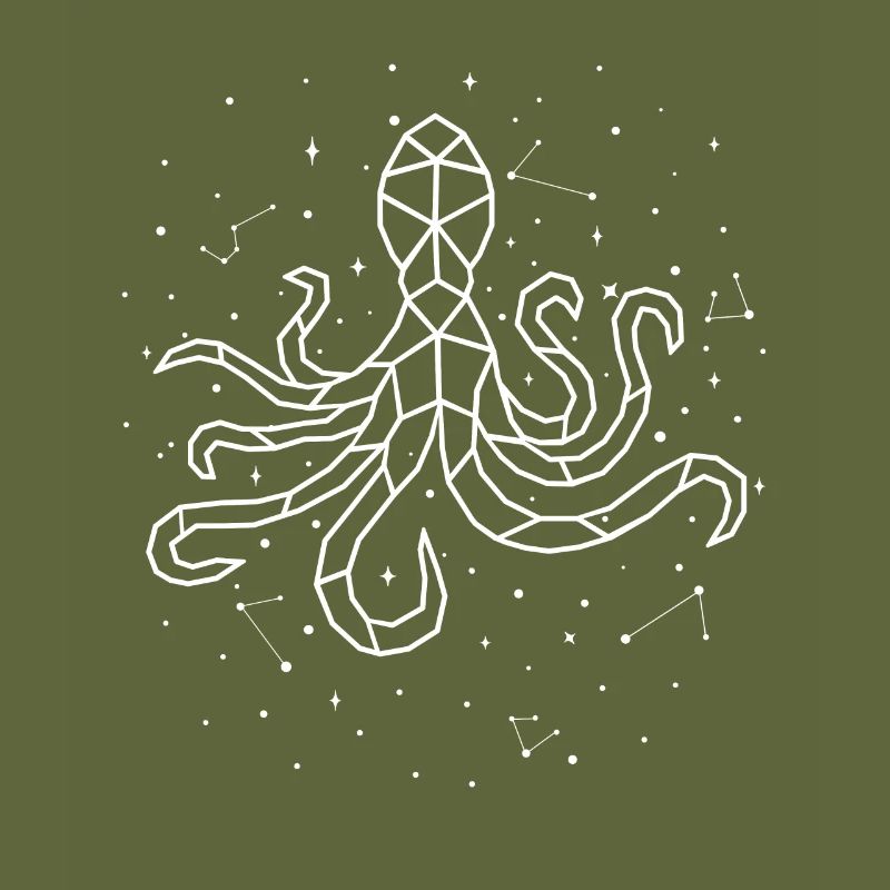 Sternbild Octopus Constellation Octopodes