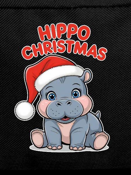 Merry Christmas Hippo Fun