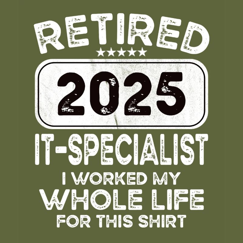 Retired It specialist 2025