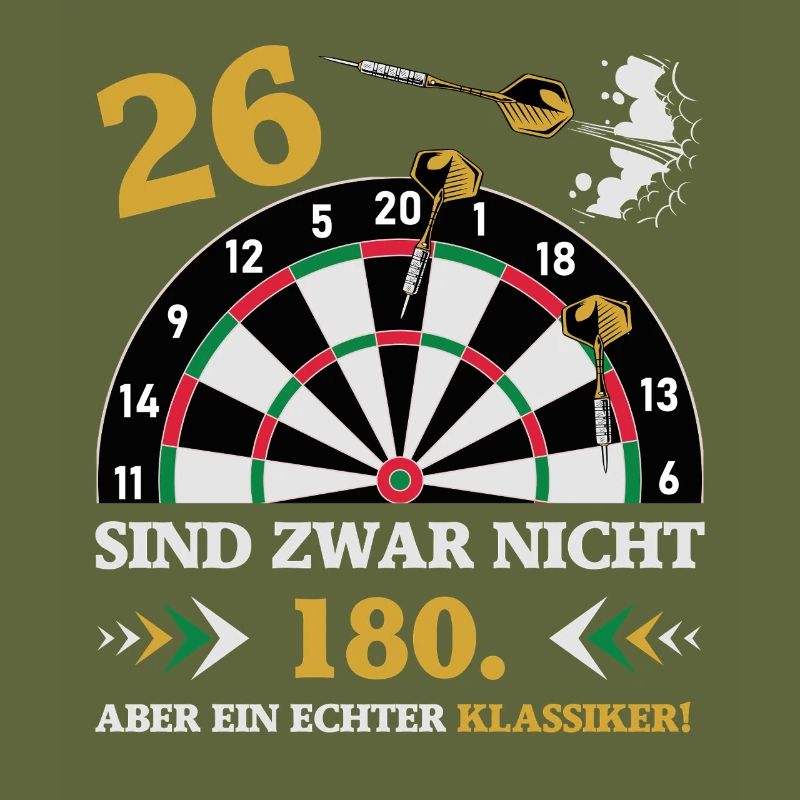 Les fléchettes 26 ne sont pas des fléchettes d’anniversaire de 180