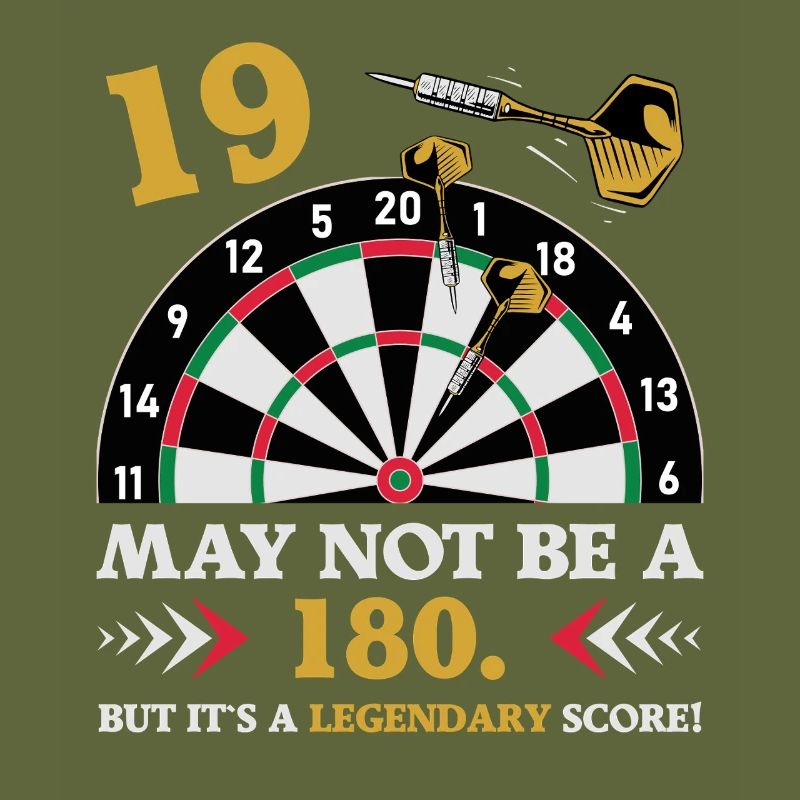 Pas 180 mais un classique : les fléchettes du 19e anniversaire