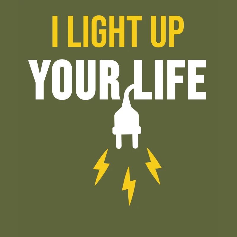 Electrician electrical engineering light bulb gift