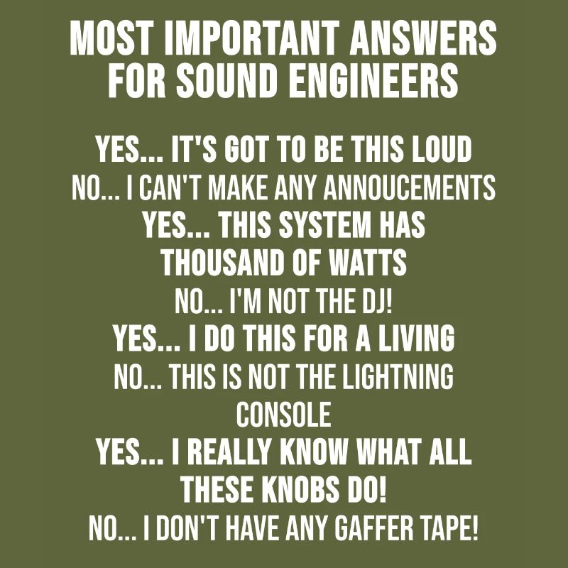 Sound engineer mixer sound engineer gift